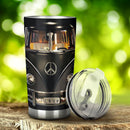 Black Royal Hippie Van Personalized Tumbler Nearkii