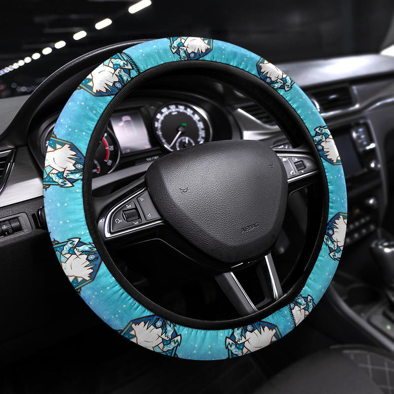 Glastrier Pokemon Car Steering Wheel Cover Nearkii