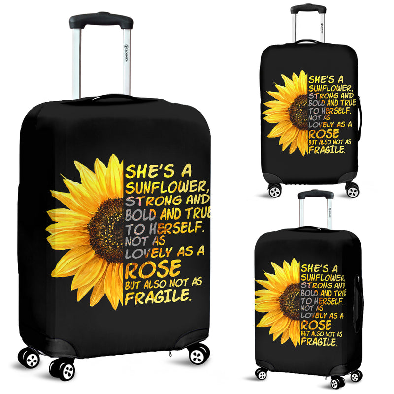 Sunflowers She'S A Sunflower Luggage Cover Suitcase Protector Suitcase Protector Nearkii