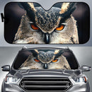 Owl Close Up 4K Car Sun Shade Gift Ideas 2023 Nearkii