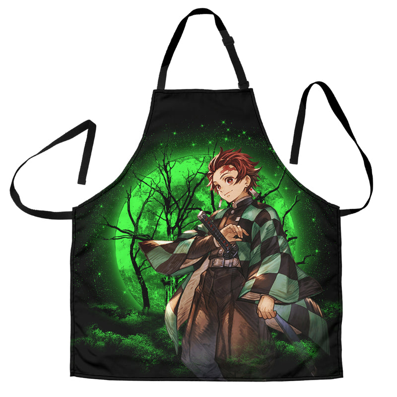 Tanjiro Moonlight Custom Apron Best Gift For Anyone Who Loves Cooking