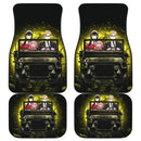 Spy X Family Yor And Anya Ride Jeep Moonlight Halloween Funny Car Floor Mats Car Accessories