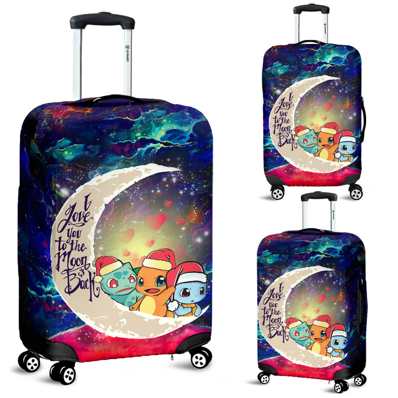 Pokemon Friends Gen 1 Love You To The Moon Galaxy Luggage Cover Suitcase Protector Nearkii