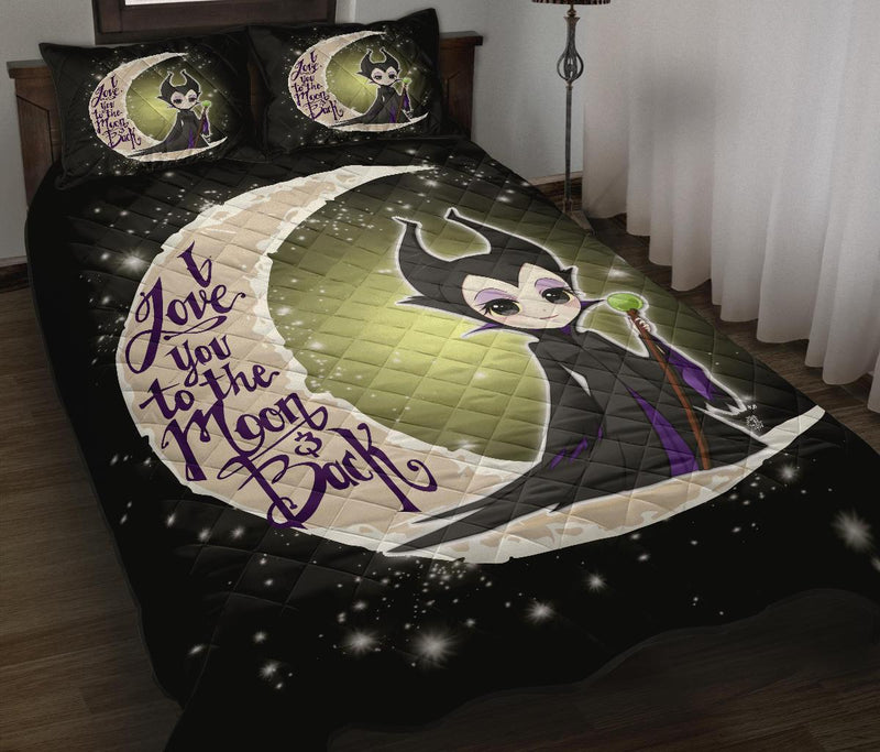Maleficent To The Moon Quilt Bed Sets Nearkii