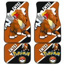Entei Car Floor Mats Custom Anime Pokemon Car Interior Accessories Nearkii