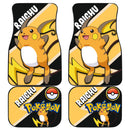 Raichu Car Floor Mats Custom Anime Pokemon Car Interior Accessories Nearkii