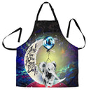 Elephant Love You To The Moon Galaxy Custom Apron Best Gift For Anyone Who Loves Cooking Nearkii