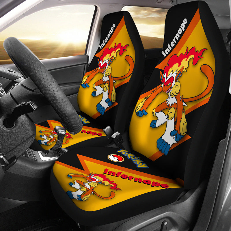 Infernape Pokemon Premium Custom Car Seat Covers Decor Protectors Nearkii