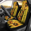 Butterfly Custom Yellow Sunflower Premium Custom Car Seat Covers Decor Protector Nearkii