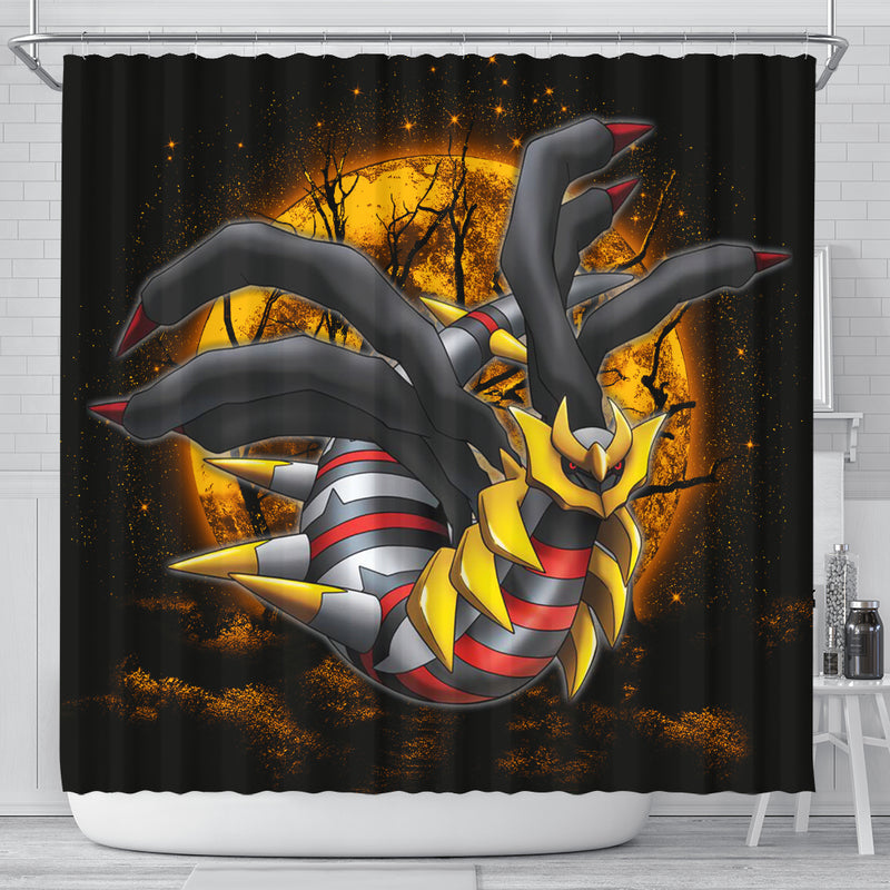 Giratina Pokemon Moonlight Shower Curtain Nearkii
