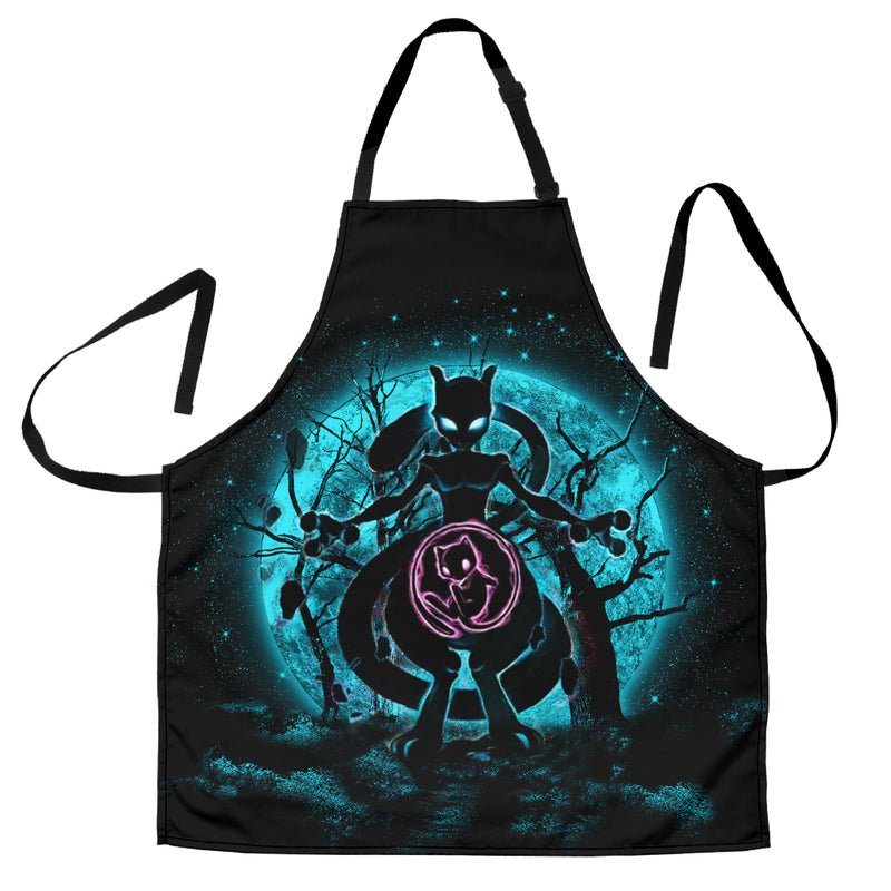 Mewtwo Moonlight Custom Apron Best Gift For Anyone Who Loves Cooking