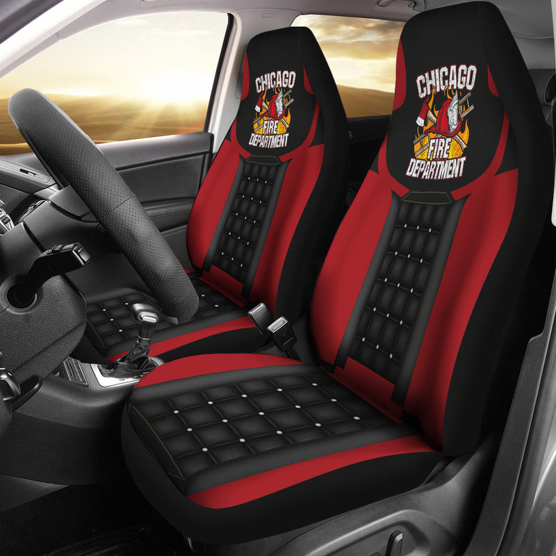 Best Us Fire Fighter 3 Premium Custom Car Seat Covers Decor Protector Nearkii