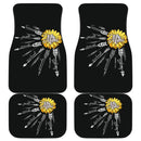 Sunflowers Art Front And Back Car Mats (Set Of 4) Nearkii