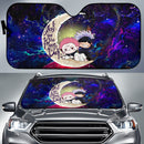 Jujutsu Kaisen Gojo Sakuna Chibi Anime Love You To The Moon Galaxy Car Auto Sunshades Nearkii