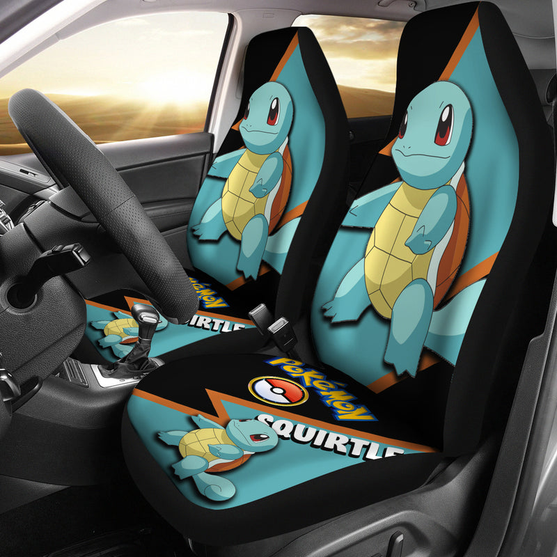 Squirtle Car Seat Covers Custom Anime Pokemon Car Accessories