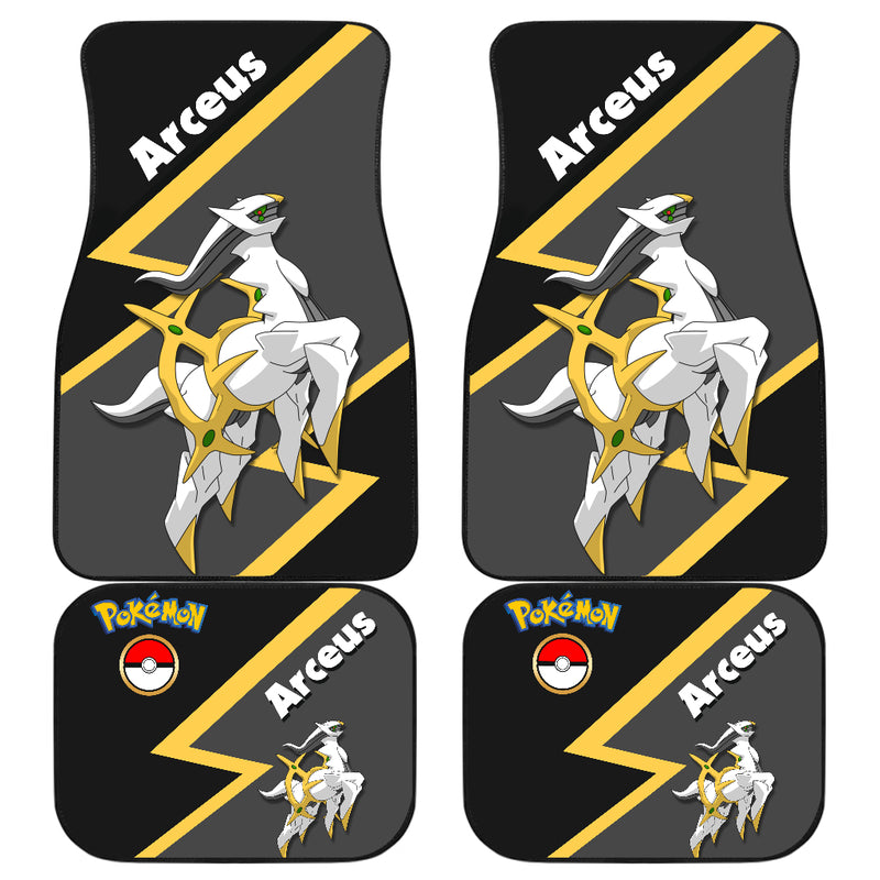 Arceus Pokemon Car Floor Mats Car Accessories Nearkii