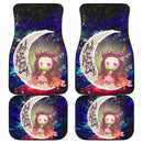 Nezuko Demon Slayer Love You To The Moon Galaxy Car Mats Nearkii
