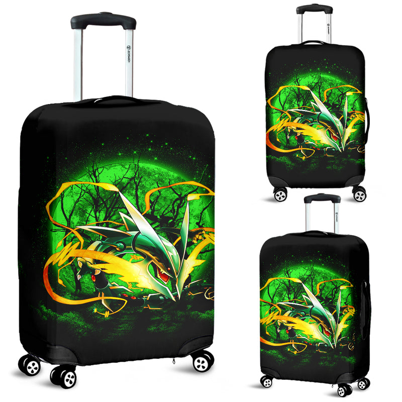 Mega X Rayquaza Moonlight Luggage Cover Suitcase Protector Nearkii