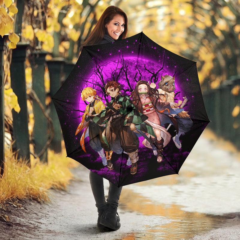 Demon Slayer Team Pink Moonlight Umbrella Nearkii