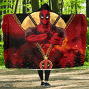 Deadpool Darkness Zipper Economy Hooded Blanket Nearkii