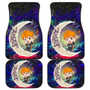 Hinata Haikyuu Love You To The Moon Galaxy Car Mats Nearkii