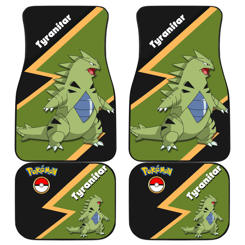 Tyranitar Pokemon Car Floor Mats Car Accessories Nearkii