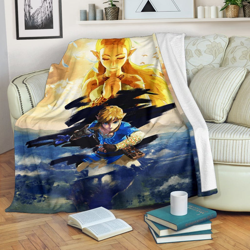 Legend Of Zelda Breath Of The Wild Premium Blanket Nearkii