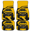 Yellow Jeep Car Floor Mats Car Accessories Nearkii