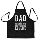Dad Grilling Legend Custom Apron Best Gift For Anyone Who Loves Cooking