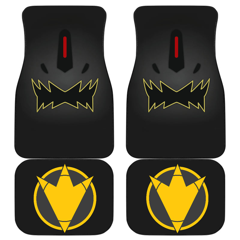 Black Dino Thunder Power Rangers Car Floor Mats Car Accessories Nearkii