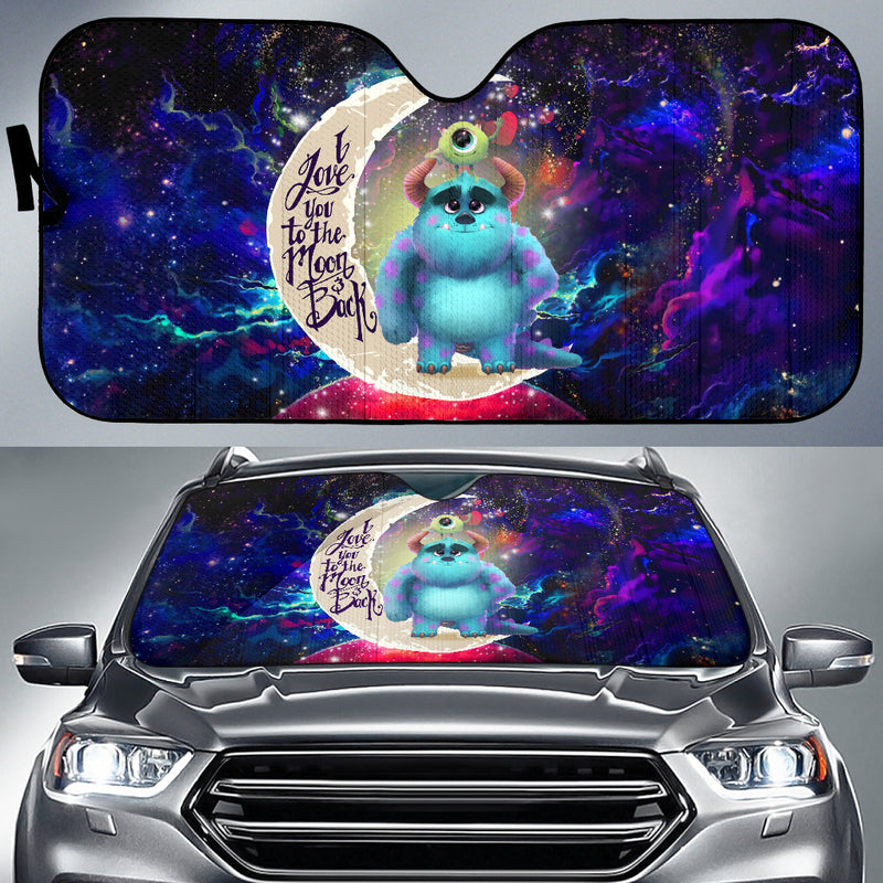 Monster Inc Sully And Mike Love You To The Moon Galaxy Car Auto Sunshades Nearkii