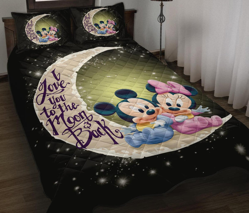 Mice Couple To The Moon Quilt Bed Sets Nearkii