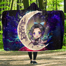 Shinobu demon slayer Love You To The Moon Galaxy Economy Hooded Blanket Nearkii