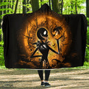 Jack Skellington Nightmare Before Christmas Moonlight Economy Hooded Blanket Nearkii