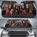 Money Heist Car Auto Sunshades Nearkii