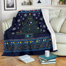 Pacman Ugly Christmas Custom Blanket Home Decor Nearkii