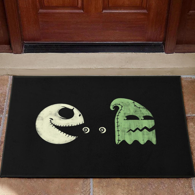 Pacman Jack Skellington Doormat Nearkii