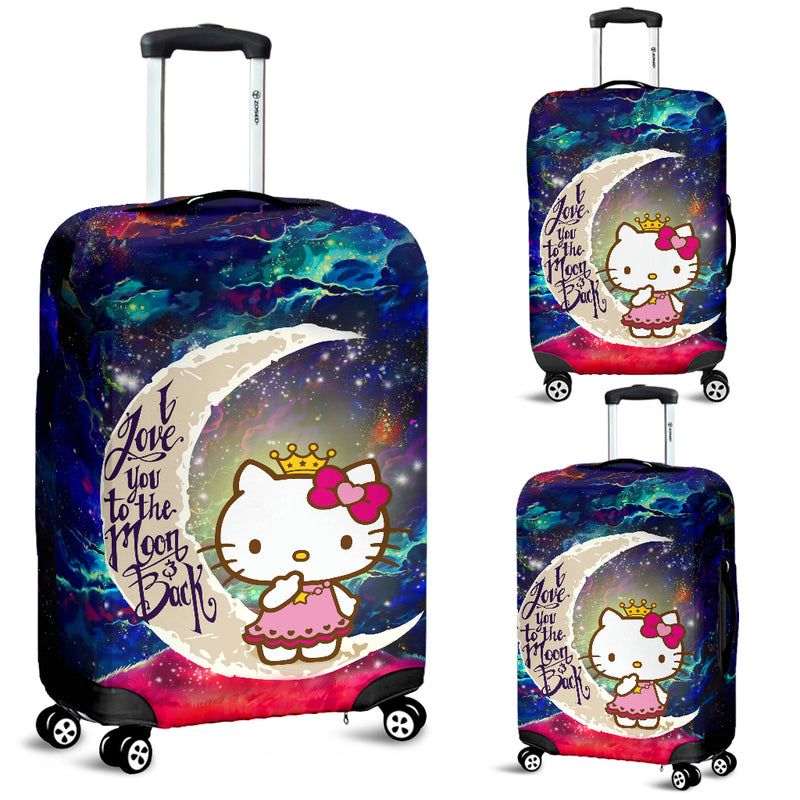 Hello Kitty Love You To The Moon Galaxy Luggage Cover Suitcase Protector Nearkii