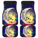 Pikachu Pokemon Sleep Love You To The Moon Galaxy Car Mats Nearkii