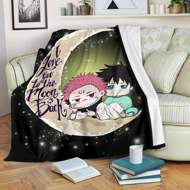 Jujutsu Kaisen Megumi Sukuna Chibi Cute Anime Premium Blanket Nearkii