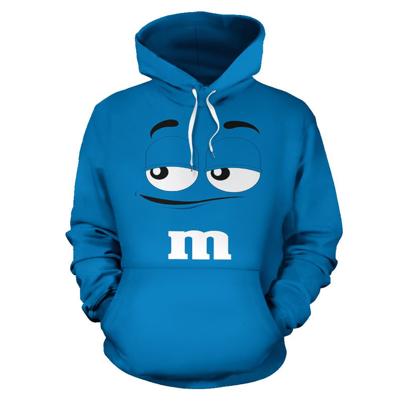 M&M Chocolate Blue Hoodie