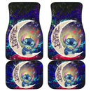 Stitch Hold Baby Yoda Love You To The Moon Galaxy Car Mats Nearkii