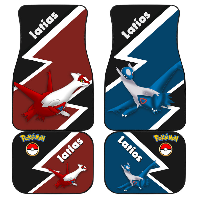 Latios Latias Pokemon Car Floor Mats Car Accessories Nearkii