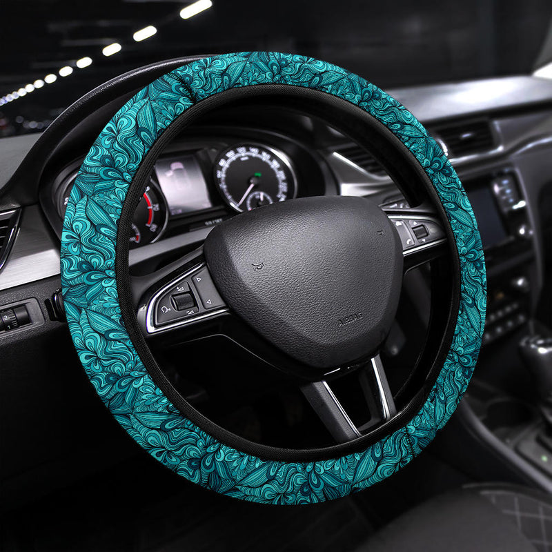 Ocence Blue Premium Car Steering Wheel Cover Nearkii