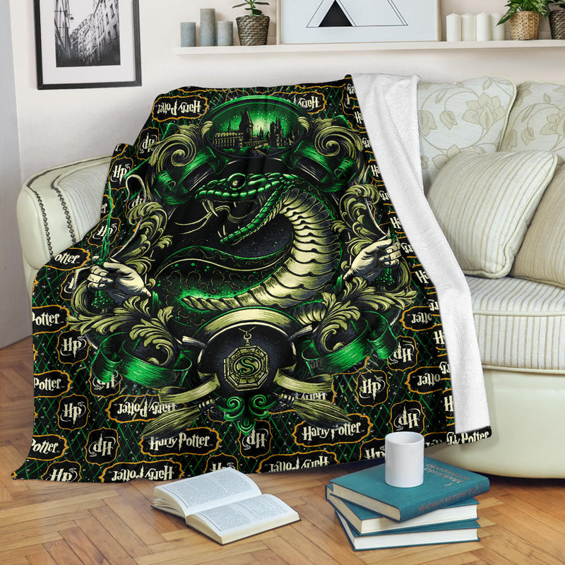 Slytherin Harry Potter Premium Blanket Nearkii