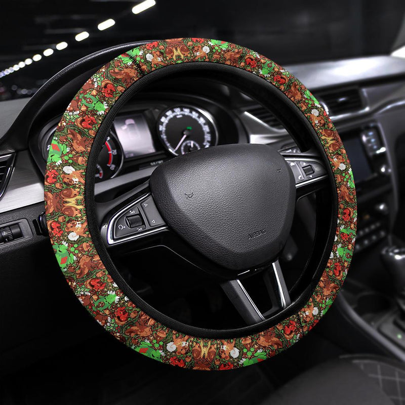 Pattern Pokemon Forest Car Steering Wheel Cover Nearkii