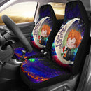 Cute Hinata Haikyuu Love You To The Moon Galaxy Car Seat Covers