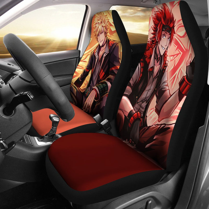 Kirishima And Bakugou Car Premium Custom Car Seat Covers Decor Protectors Nearkii