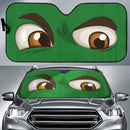 Green Challenging Cartoon Eyes Car Auto Sun Shades Windshield Accessories Decor Gift Nearkii