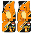 Charmander Car Floor Mats Custom Anime Pokemon Car Interior Accessories Nearkii